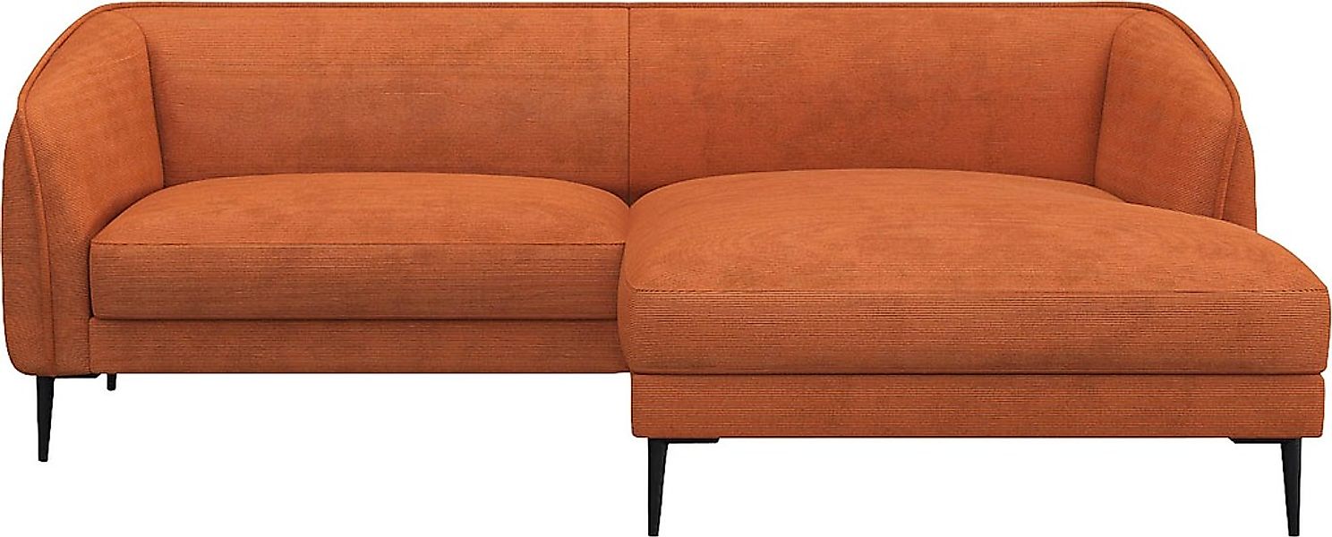 FLEXLUX Ecksofa "Belle Designsofa, bequem durch Kaltschaum im Sitz, OTTOs C günstig online kaufen
