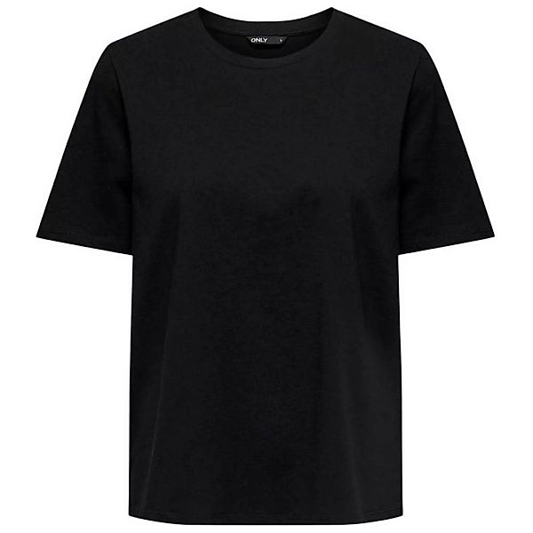Only Life Kurzärmeliges T-shirt S Black günstig online kaufen