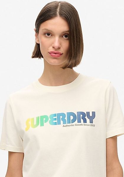 Superdry Kurzarmshirt RAINBOW LOGO RELAXED T günstig online kaufen