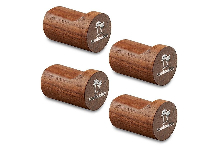 Soulbuddy Wandhaken Cap Haken, (Buche oder Walnuss, 4-St., Single, 2er-Set günstig online kaufen