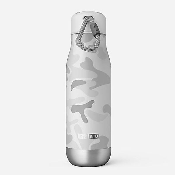 Edelstahl Trinkflasche - auslaufsicher 500ml White Camo günstig online kaufen