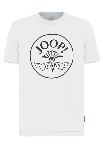 Joop Jeans Kurzarmshirt "Aleko" mit Logoprint in Kontrastfarbe günstig online kaufen