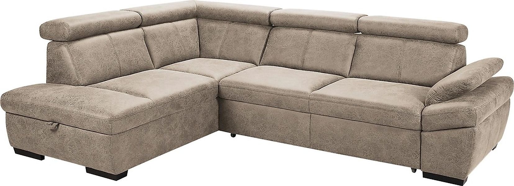 exxpo - sofa fashion Ecksofa "Salerno, klassisch modernes Funktionssofa, ho günstig online kaufen