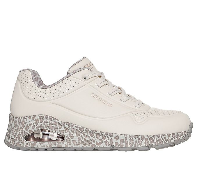 Skechers PRINTED MIDSOLE SLIP ON FASHION SNE WHITE LEOPARD Sneaker günstig online kaufen