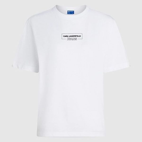 Karl Lagerfeld  T-Shirts & Poloshirts KLJ REG OUTLINE LOGO TEE günstig online kaufen
