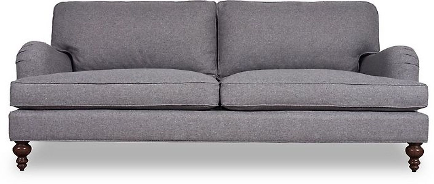 Xlmoebel Sofa Chesterfield Stoff-Sofa in Grau, 3-Sitzer Design-Couch Polste günstig online kaufen