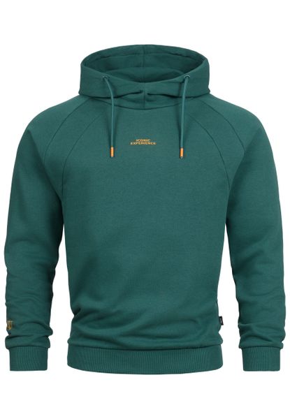 Indicode Kapuzenpullover INVir mit kurzem Schalkragen günstig online kaufen