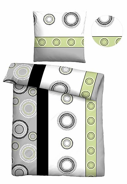 Castell - Markenbettwäsche Bettwäsche "0460123" 2 Stk. Polycotton, hautsymp günstig online kaufen