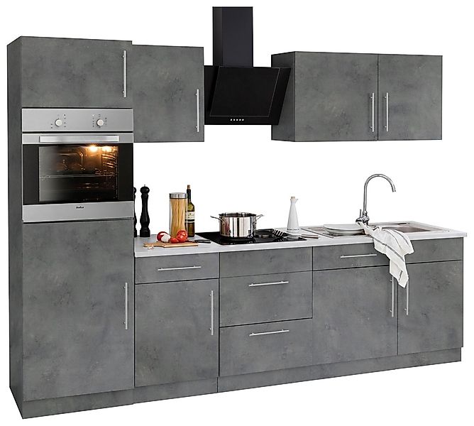 wiho Küchen Küchenzeile "Cali, TOPSELLER" ohne E-Geräte, Breite 280 cm günstig online kaufen