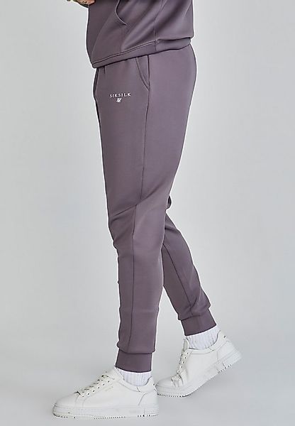 Siksilk Sweathose SikSilk Herren Graue Essentials Poly Trainingshose günstig online kaufen