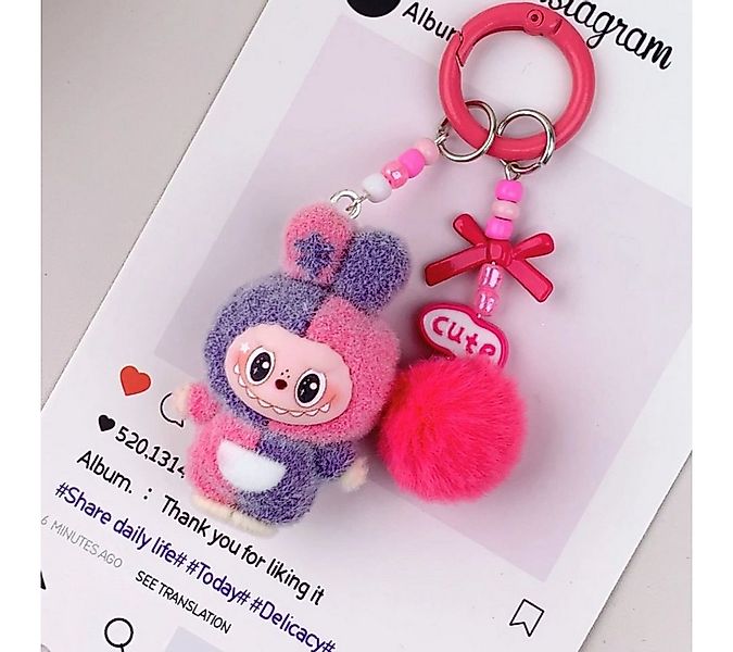 suebidou Schlüsselanhänger Labubu inspirierter niedlicher Anhänger für Tasc günstig online kaufen