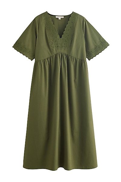 LAURA ASHLEY Midikleid Laura Ashley Midikleid mit Lochstickerei (1-tlg) günstig online kaufen