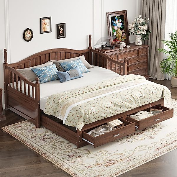 OKWISH Daybett Tagesbett,Sofabett,mit 2 Schubladen, Schlafsofa günstig online kaufen