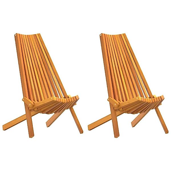 vidaXL Gartenstuhl Klappbare Gartenstühle 2 pcs günstig online kaufen
