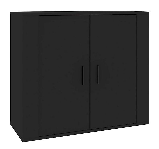 vidaXL Sideboard Sideboard Schwarz 80x33x70 cm Holzwerkstoff (1 St) günstig online kaufen