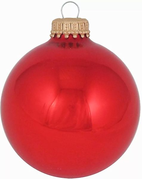 Krebs Glas Lauscha Weihnachtsbaumkugel "CBK70101, Weihnachtsdeko rot, Chris günstig online kaufen