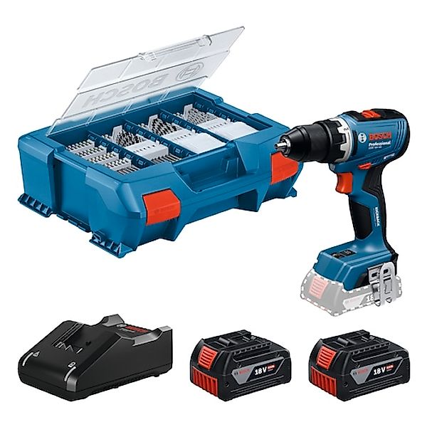 Bosch Professional Akku-Bohrschrauber »»GSR 18V-65«« Inkl. 2x Akku GBA 18V günstig online kaufen