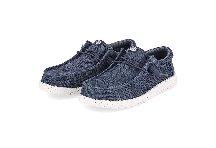 Hey Dude HeyDude HD41898-410 Herren Textil blau Schnürschuh günstig online kaufen