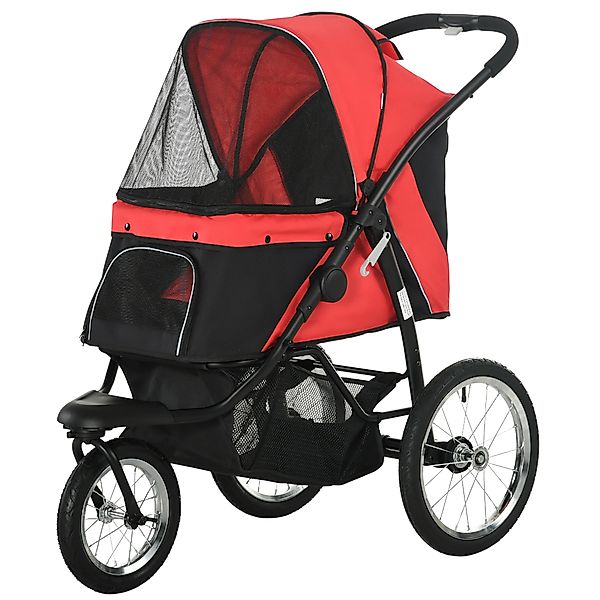 PawHut Hundewagen Hundebuggy klappbar für Hunde & Katzen bis 20 kg Katzenbu günstig online kaufen