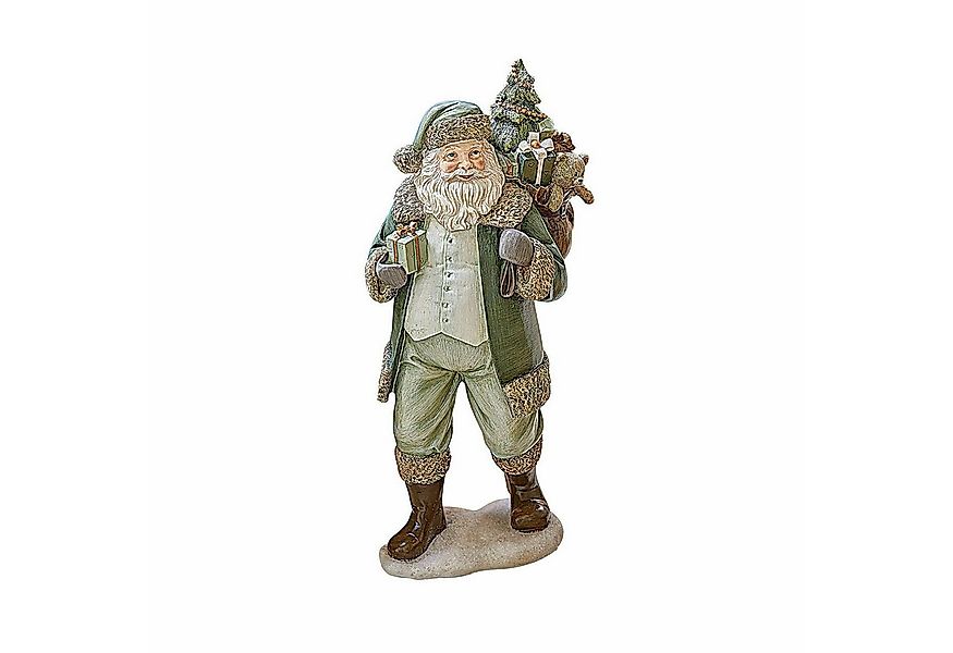 Mirabeau Weihnachtsfigur Deko-Weihnachtsmann Douilly grün (kein Set, kein S günstig online kaufen