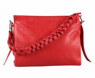ITALYSHOP24 Schultertasche Damen Tasche Shopper FLECHTOPTIK günstig online kaufen