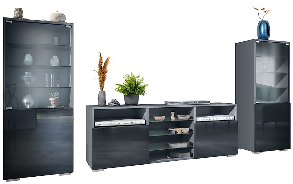 Vladon Wohnwand Granada, (Anbauwand, bestehend aus günstig online kaufen