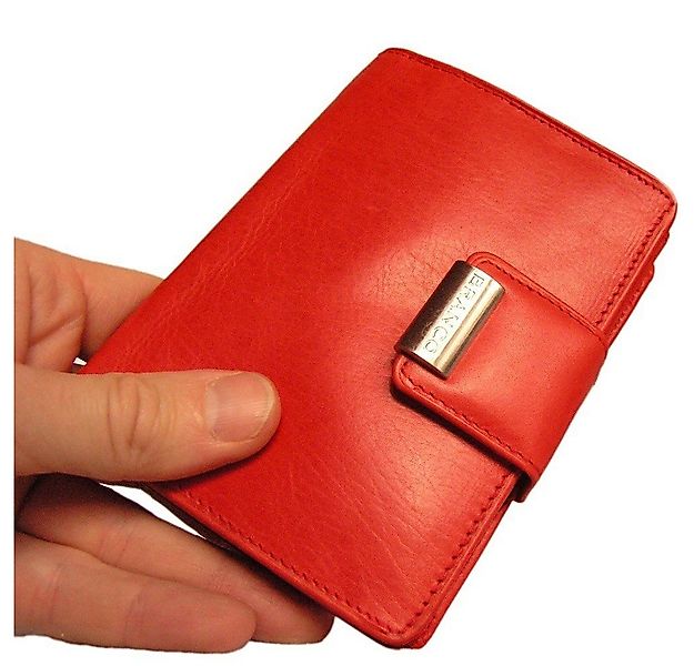 BRANCO Geldbörse Große Damen-Geldbörse / Portemonnaie, Leder, Rot, Branco 1 günstig online kaufen
