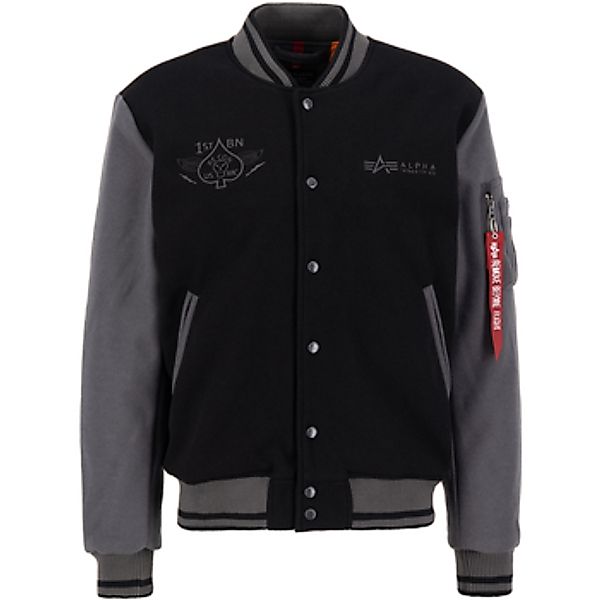 Alpha  Herren-Jacke Varsity Air Force Jacket - black günstig online kaufen