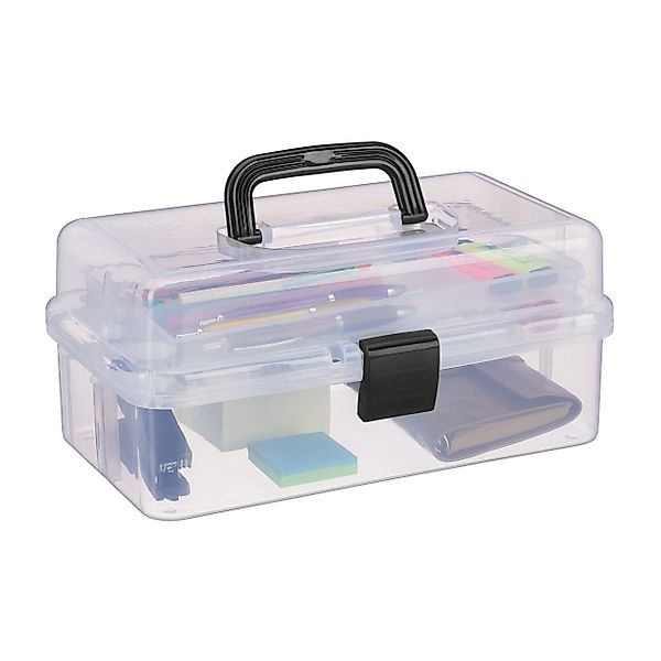 relaxdays Aufbewahrungsbox mit 9 Fäch, Schwarz günstig online kaufen