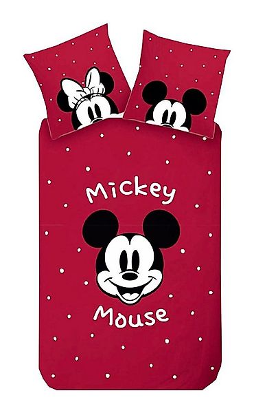 Disney Wendebettwäsche Mickey Mouse Disney 135x200cm, Microfaser, 2 teilig, günstig online kaufen