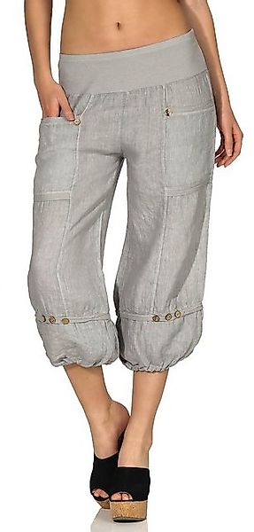 malito more than fashion Caprihose 1575 Damen 3/4 Leinenhose günstig online kaufen