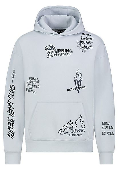 SUBLEVEL Hoodie Herren Kapuzenpullover mit Prints und Grafik Sweater, Kapuz günstig online kaufen