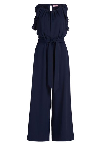Vera Mont Overall "Damen Jumpsuit mit Volant" 1 Stk. tlg. Bindeband günstig online kaufen