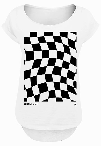 F4NT4STIC T-Shirt "Wavy Schach Muster", Print günstig online kaufen