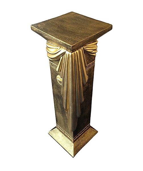 Schatzkiste1 Beistelltisch Säule Mäander Beistelltisch Dekosäule günstig online kaufen