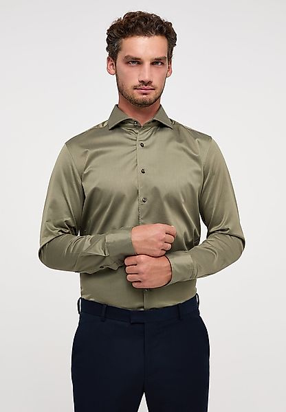 Eterna Langarmhemd "SLIM FIT" EASY IRON (bügelleicht) günstig online kaufen