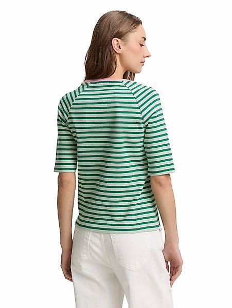 TOM TAILOR Denim Rundhalsshirt, mit Streifen-Muster günstig online kaufen