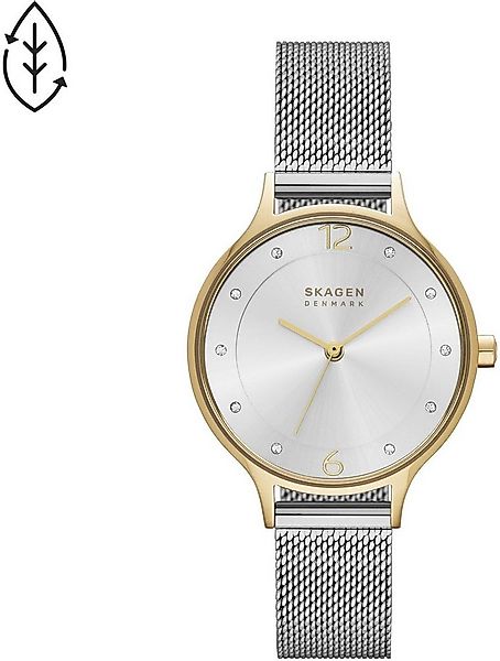 SKAGEN Quarzuhr ANITA LILLE SKW2340, Armbanduhr, Damenuhr, analog, Edelstah günstig online kaufen