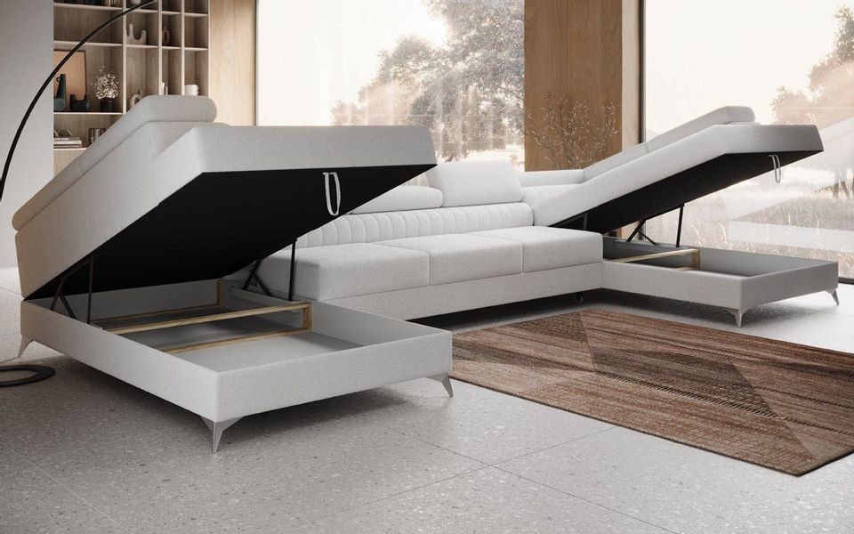 Luxusbetten24 Schlafsofa Designer Sofa Aurea U günstig online kaufen