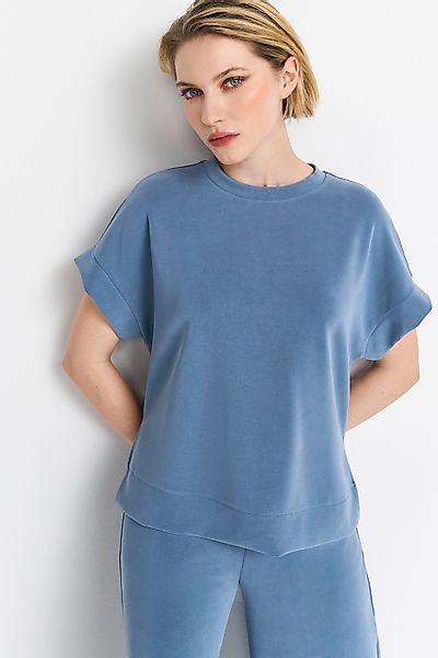 RICHROYAL Sweatshirt aus weicher, fester, gepeachter günstig online kaufen