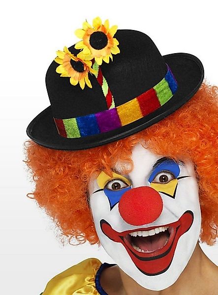 Smiffys Kostüm Clown Melone - Hut für Karneval Faschingskostüm, Lustiges Cl günstig online kaufen