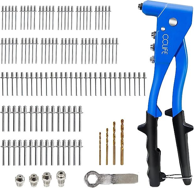 CCLIFE Blindnietzange Nietenzange Set Blindniet- & Popnietenzange Blindniet günstig online kaufen