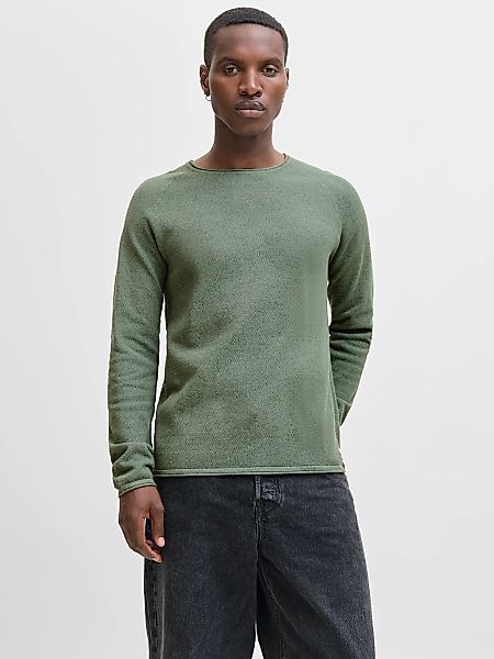 Jack & Jones Rundhalspullover "JJEHILL KNIT CREW NECK NOOS", mit Strukturst günstig online kaufen