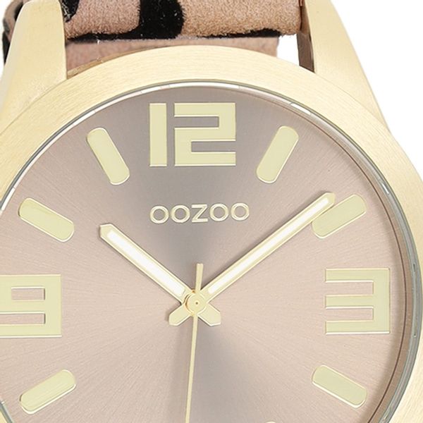 OOZOO Quarzuhr Oozoo Damen Armbanduhr beige günstig online kaufen