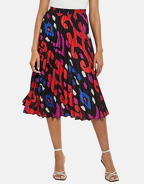 Threadbare Faltenrock mit tollen Prints günstig online kaufen