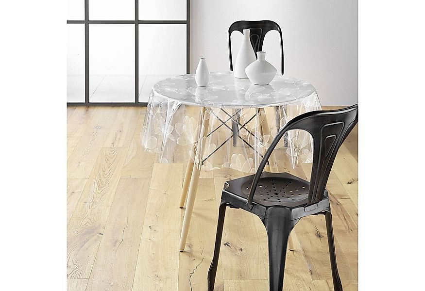 Douceur d'intérieur Tischdecke Durchsichtige Tischdecke aus PCV DANELA, Ø 1 günstig online kaufen