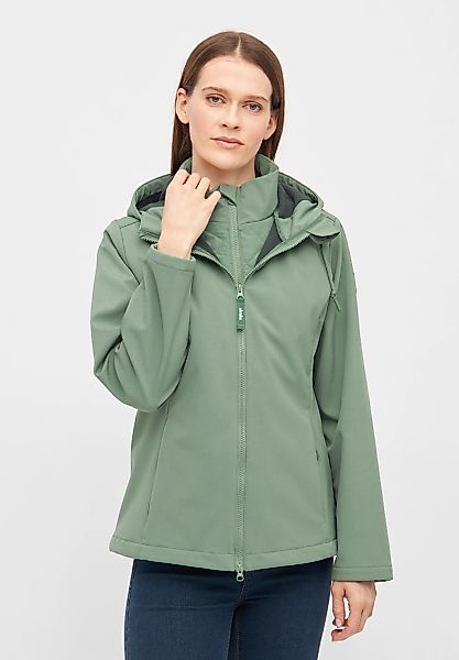 Derbe Softshelljacke "Adeby", 2-Wege-Reißverschluss, wasserabweisend, windd günstig online kaufen