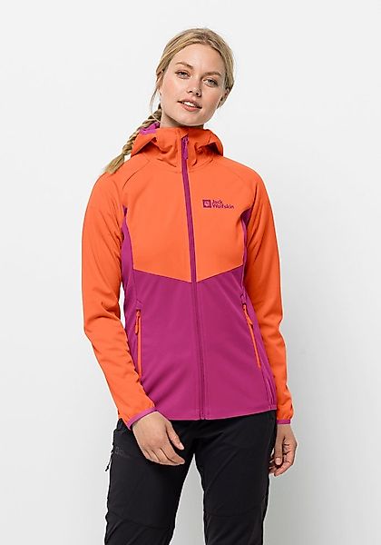 Jack Wolfskin Softshelljacke "GO HIKE SOFTSHELL W" mitKapuze günstig online kaufen