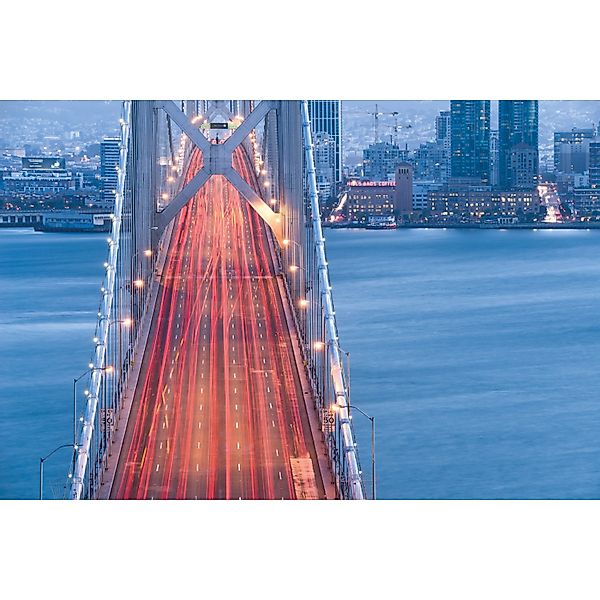 Komar Vliestapete »Digitaldruck Vlies - San Francisco Blues - Größe 300 x 2 günstig online kaufen