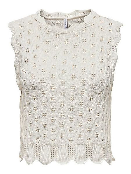 ONLY Tanktop Only Damen gehäkeltes Tank-Top - OnlLuna Pullover Stricktop O- günstig online kaufen